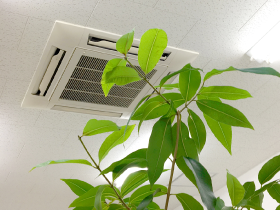 天井取付型エアコンクリーニング/エコ洗浄